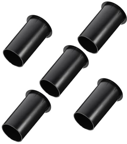 UTHCLO Tubo Porta Subwoofer in Plastica Nero 5 Pezzi per Altoparlanti, Accessorio Resistente per Casse Acustiche e Home Speaker, Migliora i Bassi