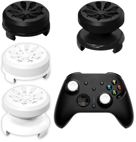 Controller Thumb Grips for PS4/PS5, 4 Pcs Silicone Controller Grips for PS5, Enhanced Precision Gaming Accessories, Fatigue Reduction for Extended Sessions