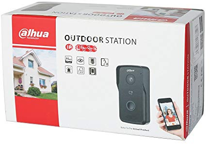 Dahua Multi-Language VTO2111D-P-S2 802.3af PoE IP Villa Doorbell,Video Intercom,Porte Phone,P2P Cloud, Door Station