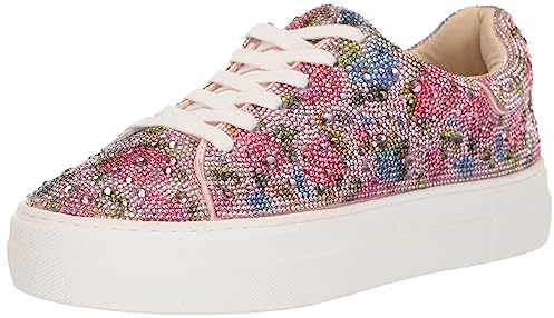 Betsey Johnson Women's Sidny Sneaker, Floral Multi, 7