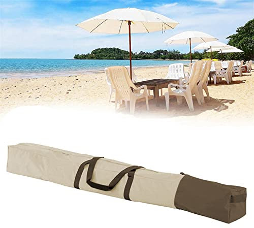 Bolsa de almacenamiento para sombrilla de jardín y patio, 67 pulgadas, funda de sombrilla de playa al aire libre, bolsa de transporte plegable, impermeable, a prueba de polvo, fundas plegables para
