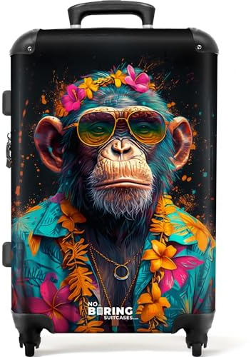 NoBoringSuitcases© Handgepäck Koffer, Reisekoffer, Reisetasche mit Rollen, | Koffer Groß, Hartschalenkoffer, Trolley Handgepäck, Koffer Mittelgroß, Suitcase, TSA Schloss, Koffer Klein, Graffiti-Druck