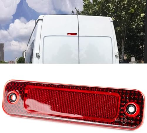 AUTOXBERT Der Hinteren Dritten Bremsleuchte Für Ford Transit MK7 Tourneo 2006–2014 Hohes Niveau Bremslicht-Ersatz, Rote Linse