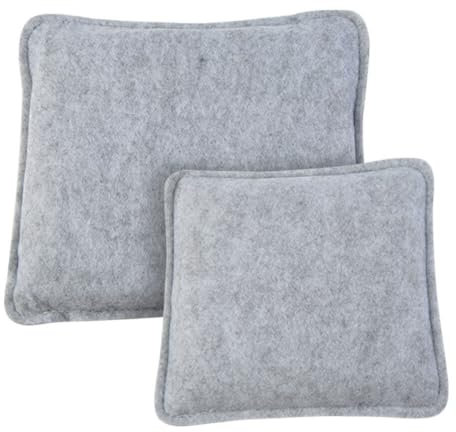 DIYEAH Mehrzweck-filzunterlage – 2-teiliges Filzpad Nadelfilzmatte Aus Schaumstoff Tragbares Filzkissen Für Zu Hause