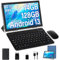 Oangcc 2024 - Tableta de 10 pulgadas, 14 GB RAM + 128 GB ROM 1 TB TF,Octa-Cores, Andorid, WiFi 5G, BT 5.0 (azul)