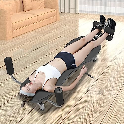 RüCkentrainer Inversionsbank RüCkenstrecker Schwerkrafttrainer Trainer Fitness RüCkenstreck Traktions Inversionstisch Tabelle ZurüCk Stretcher Stretch Dekompression Bank Inversion Tisch Workout