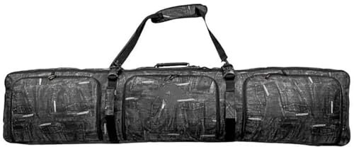 GSCLZ Vollständig gepolsterte Snowboard-Tasche, Rad-Reisetasche, Ski-Einzel-Snowboard-Luft-Reisetasche(Black 156cm)