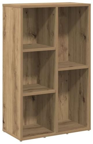 vidaXL Bücherregal Artisan-Eiche 50x25x80 cm Holzwerkstoff