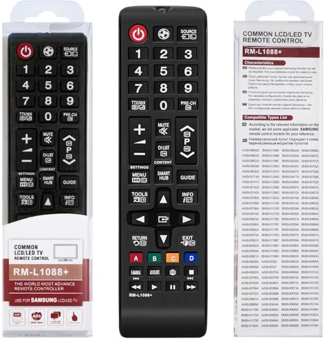 Telecomando Samsung Smart TV, Telecomando Universale TV Compatibile con Tutti i Modelli Samsung Smart TV LCD LED HDTV 3D，Non Serve Programmazione