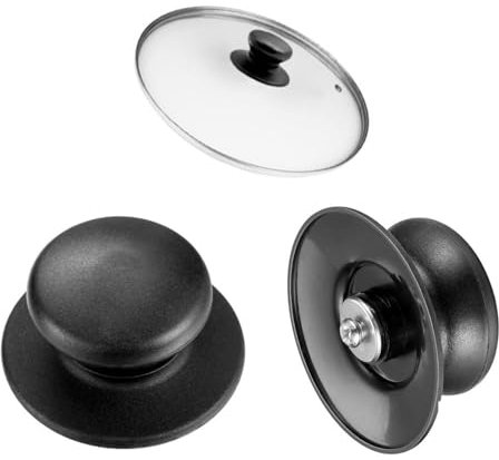banjiabb 2 Stück Topfdeckelgriff,Topfgriffe,Topfdeckel Griff Universal,Ersatzteile Für Deckel,Topfgriff,Topfdeckelknopf,Topfdeckelgriff Ersatz,Deckelknopf,für Topfdeckel, Ersatzknöpfe, Kasserolle