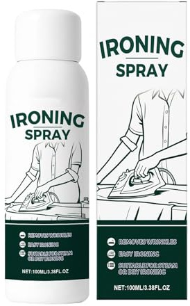 Fabric Care Spray - 100ml Anti Static Mist for Clothes | No Flaking with, Starch Spray Accessory, Cotton Linen Polyester Tool, Home Household Gadget for Business Trips