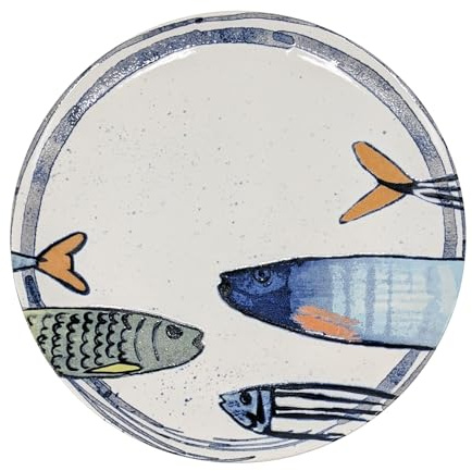 La Mediterránea Assiette plate 26cm Peixe 2.0 6 pièces