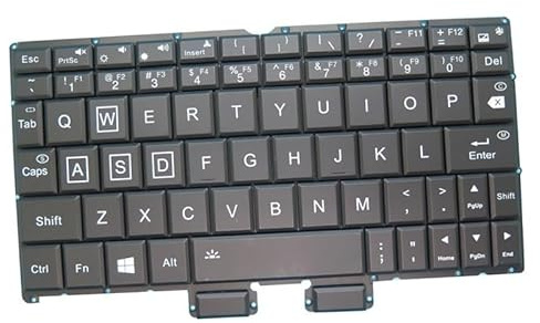 Teclado inglés estadounidense para One-Netbook OneGx1 Pro -GX1 negro