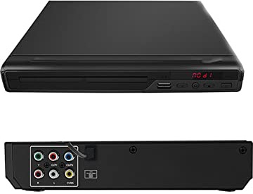 DVD Spielerhaus DVD Spieler mit EIN V Kabel for Fernseher Multi-Region DVD Spieler mit Fernbedienung