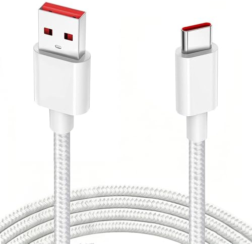 80W Cable para Oppo Find X9/X8 Pro/X5 Lite/X3 X2 Neo,Reno 14 5G 13 12 5G 11