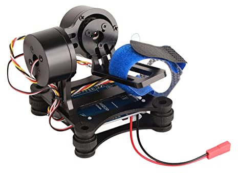 Carte à Cardan en Métal sans Balais BGC 2.2 pour 3/4 – Conception Légère pour Drone RC – Idéal pour la Photographie Aérienne (Black)