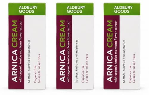 Arnica Cream for Bruises and Swelling – 3 x 50ml Triple Pack (150ml Total) | Maximum Strength Bruise Cream with Organic Arnica Montana Extract – Fast Absorbing for Muscle Recovery & Joint Relief