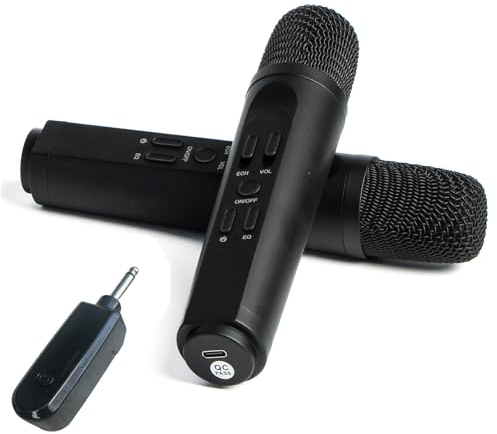 Mr Entertainer Dual Wireless Microphone System. Perfect For Use With Karaoke Machines