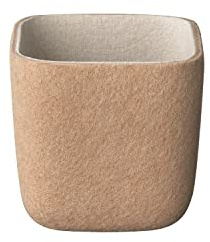 blomus Stiftebecher -HERBA- | Farbe Fungi/Micro Chip | Aus Filz; Maße 11,5 x 11,5 x 11 cm