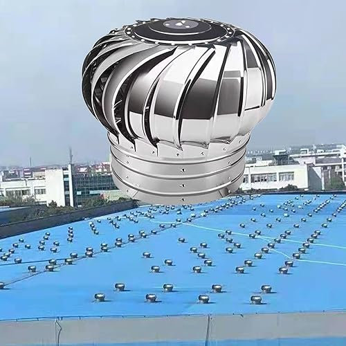 Griglia aerazione/ ventilazione, Comignolo Capannone/ Serra/ Fattorie Ventola Di Scarico 100 150 160 200 280 300 420 600 CM, Camino/ Canna Fumaria/ Asciugatrice Ventilatore A Turbina Con Presa D'aria