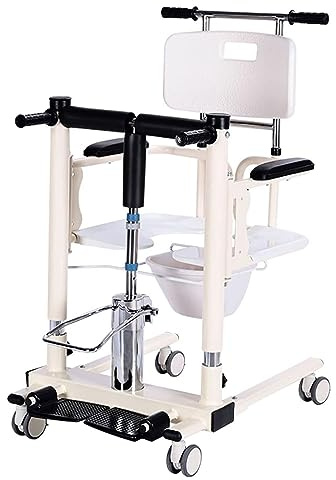 ZEONIK Multifunktions Lift Transfer Rollstuhl Patient Lift Rollstuhl Wasserdicht Dusche Stuhl WC Stuhl