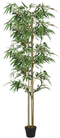 vidaXL Bambou Artificiel 988 Feuilles 150 cm Vert