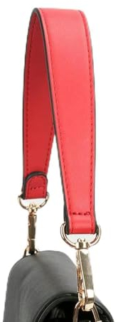 FUPOHUA Leder-Taschenriemen für Handtaschen-Eimer-Taschen, Griffe, DIY-Ersatz, kurzer Schultergurt mit Goldener Schnalle, 36/49 cm, Ledergriff