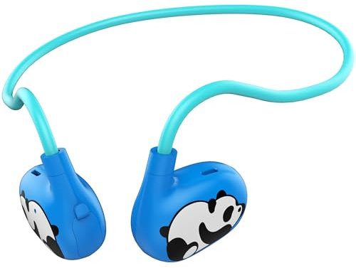 Friencity Bluetooth 5.4 Kids Headphones, Wireless Open Ear Headphones w/Mic for Children Boys Girls, 13g Ultra-Light, Safe and Comfort for School Home Travel PC Computer Tablet Phones, 10H