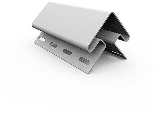 Panneaux en plastique marron cendré, aspect bois, panneaux de façade, revêtement de fronton, panneaux muraux de sous-toit, revêtement L - Barre d'angle extérieure 1,50 m - Marron cendré