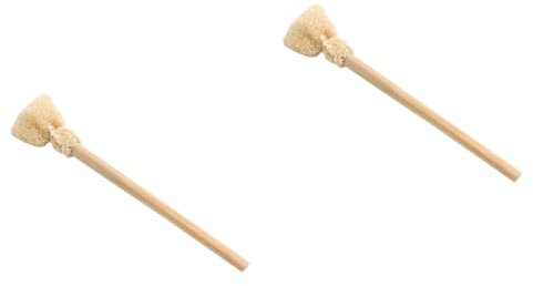 Healvian 2pcs Long Bottle Cleaning Brush Eco Sponges Washing up Kitchen Cleaning Tool