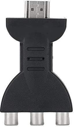 VOBOR Adattatore HDMI a 3RC, HDMI a AV Video Adattatore Rosso Bianco Giallo Interfaccia