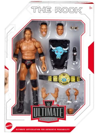 WWE The Rock Ultimate Edition Action Figure 2024 Greatest Hits