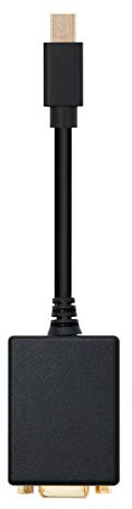 Brightium Convertidor Mini DP a SVGA, con Conector Mini DP y Cable de 15 cm, Ideal para conectar Dispositivos a proyectores y monitores VGA.