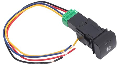 Interruttore a Pulsante Fendinebbia Collegamento Sicuro per 2018 Cablaggio Antiurto Barra Luminosa a LED Interruttore a Pulsante DRL