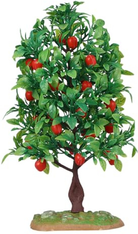 Holibanna Modèle Miniature Artificiel Réaliste Plastique Arbre Fruitier Décoratif pour Scène De Train Miniature Et Décorations Intérieures