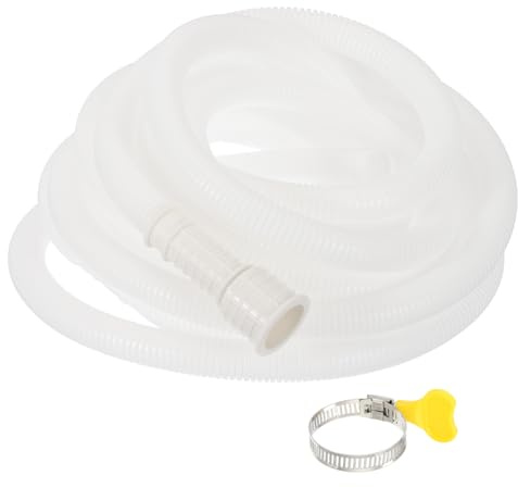 PATIKIL 6 Meters Air Conditioner Drain Kit, Universal AC Drain Hose Connector Hose with Clamp Cuttable Rubber Adapter for Mini-Split Window AC Unit Dehumidifier Faucet