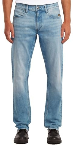 G-STAR Mosa raka jeans, Blå (vintage uniform blå D23692-d761-h151), 36W / 32L