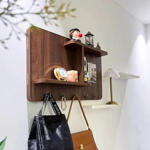 Vibeo Cache Compteur Electrique Cache-Panneau Électrique Décoratif en Bois, Cache-Panneau Électrique Dissimulé avec Étagères, Cache-Coffret de Distribution pour la Maison(Style B,24x16in/60x40cm)