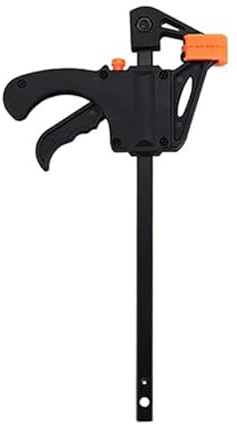 BeeSavvy 8-Inch Quick Bar Clamp, Lightweight and Strong Grip, Smooth Operation & Easy Release Mechanism, One-Handed Clamp for Woodworking, Metalwork, DIY, and Craft Projects,200mm