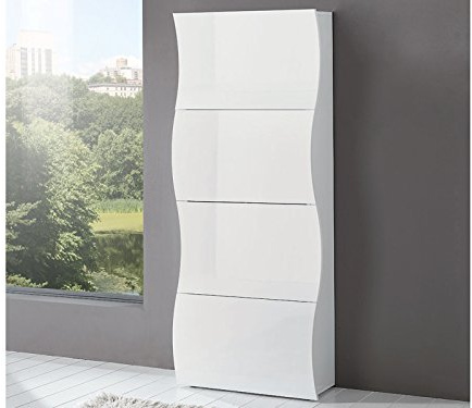 möbelando Schuhschrank Schuhkipper Schuhkommode Schuhaufbewahrung Schrank Flur Onda III