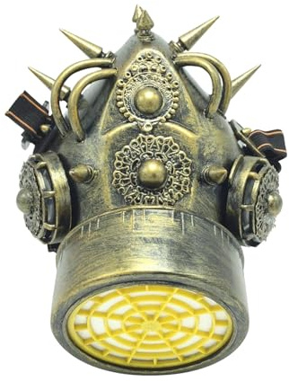 Masque à Gaz Steampunk | Latex Qualité Premium | Taille Unique Adulte | Déguisement | Soirée Halloween et Carnaval | OriginalCup
