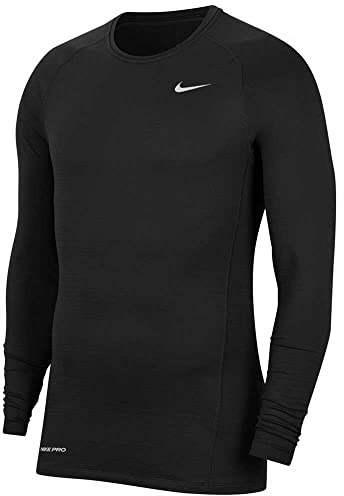 Nike CU6740 M NP TOP WARM LS CREW Sweatshirt mens black/white XL