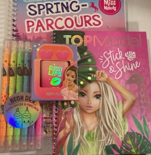 Depesche Top Model Geschenkset 4teilig für Mädchen Geschenke zum Geburtstag oder Kindertag für Pferdeliebhaber