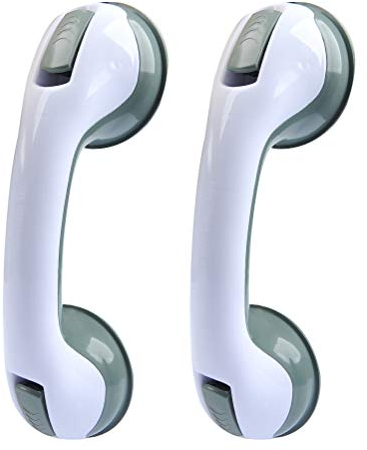 DODUOS 2er Haltegriff Dusche Badewannengriff ohne Bohren, Wannengriff Duschgriff für Bad Badewanne Dusche Sicherheitsgriffe für Kinder und Senioren, Haltegriffe für Senioren