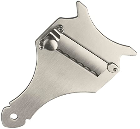 Affettatrice per tartufo in acciaio inox con lama regolabile per formaggio, aglio e champignons