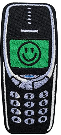 Finally Home Patch zum Aufbügeln & Aufnähen - Retro Handy | Vintage Patches, Old School Flicken, Aufbügler, Aufnäher