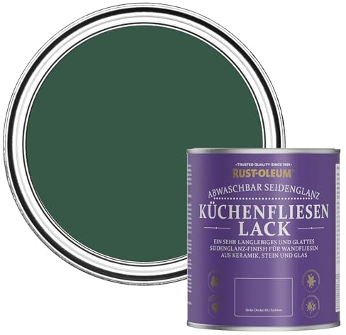 Rust-Oleum abwaschbare Küchenfliesenlack in dunkelgrün mit Seidenglanz Finish - Kiefernwald 750ML