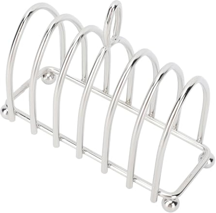 Portapane per Toast in Acciaio Inossidabile, Facile da Pulire, Portapane Vintage Antiruggine, Adatto per la Cottura (Stile 3 6,3x2,5 pollici)