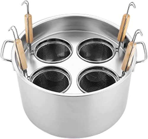 Cooker di pasta con inserti, pentola in acciaio inossidabile con cesto di colino, strumento di cottura per il ristorante da cucina domestica