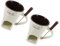 OUNONA 2 Sets of Ceramic Cheese Fondue Pot and Warmer with Forks for Chocolate and Cheese Melting, Perfect for Entertaining and Parties